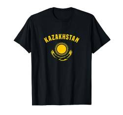 Kazakhstan Adler Russland Sowjetunion CCCP Kasachstan Flagge T-Shirt von RussianLife Designs
