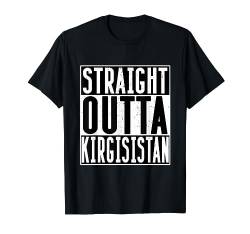 Straight Outta Kirgisistan Bischkek CCCP Russia Russland T-Shirt von RussianLife Designs