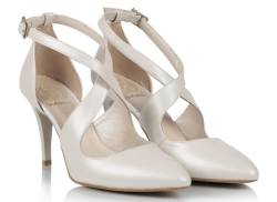 Rusttler Butdam Brautschuhe Damenschuhe Lederschuhe Business-Schuhe Damen Xena Elfenbein (Elfenbein, 35) von Rusttler