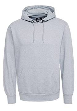 Rusty Neal Kapuzenpullover Herren Sweatshirt mit Kapuze Basic Regular Fit Stretch Baumwoll Pullover Hoodie Sweater 161, Größe S-6XL:3XL, Farbe:Grau von Rusty Neal