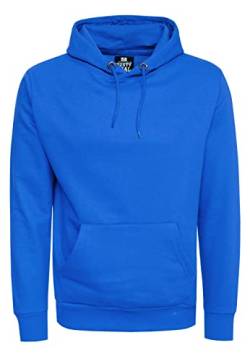 Rusty Neal Kapuzenpullover Herren Sweatshirt mit Kapuze Basic Regular Fit Stretch Baumwoll Pullover Hoodie Sweater 161, Größe S-6XL:M, Farbe:Sax von Rusty Neal