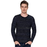 Rusty Neal Strickpullover im melierten Design von Rusty Neal