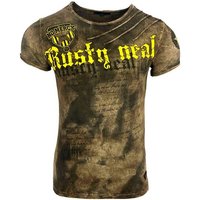 Rusty Neal T-Shirt im auffälligen Design von Rusty Neal