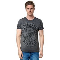 Rusty Neal T-Shirt mit stylischem Totenkopf-Print von Rusty Neal