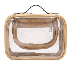 Rxuaw Damen Herren Reise-Kulturbeutel Transparente Anti-Staub-Kosmetiktasche für Accessoires, Kosmetik, Toilettenartikel von Rxuaw