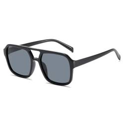 Rxuaw Vintage Sport-Sonnenbrille UV-Schutz Double Bridge Ultralight Square Shades für Männer und Frauen, die Fahrrad von Rxuaw