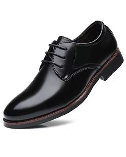 Ryehack Männer formelle Schuhe Leder Oxford Schuhe Schnürschuhe Schwarz Schuhe Business Derby Schuhe Anzug Smoking Schuhe von Ryehack