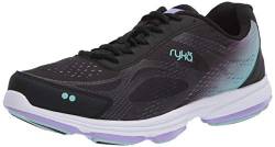 Ryka Damen Devotion Plus 2 Walking-Schuh, schwarz/lila, 39.5 EU von Ryka