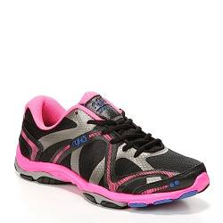 Ryka Damen Influence Cross-Sneaker, Black/Atomic Pink/Royal Blue/Forge Grey, 38.5 EU von Ryka