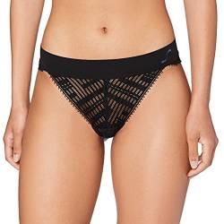 S by sloggi Damen Seven Low Rise Cheeky Slip, Black, S von S by sloggi