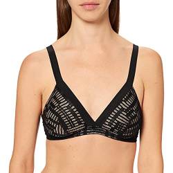 S by sloggi Damen Seven Soft Bra Bügelloser BH, Black, L von S by sloggi