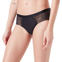 S by sloggi Damen Shadow Low Rise Cheeky Slip, Black, M von S by sloggi