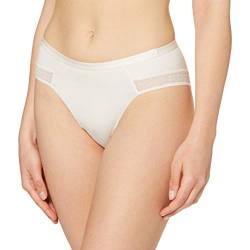 S by sloggi Damen Silhouette High Leg Brief Slip, Angora, 46 von S by sloggi