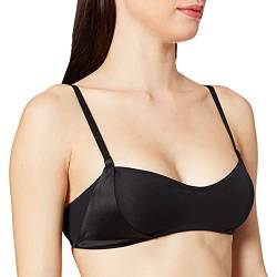 S by sloggi Damen Smooth Balconette Bügelloser BH, Black, XS von S by sloggi