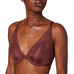 S by sloggi Damen Symmetry WHU Push-Up BH, Decadent Chocolate, 80C von S by sloggi