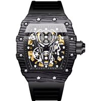 S&T Design Automatikuhr Mechanische Uhr Herren Uhr Skelett Edelstahl, (inkl. Uhrenetui), Mechanische Armbanduhr für Herren Wasserdicht von S&T Design