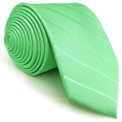S&W SHLAX&WING Krawatten für Männer schmale Krawatte schmale Größe einfarbig mintgrün von S&W SHLAX&WING