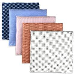 Shlax&Wing 5 Pieces Assorted Herren Einstecktücher Handkerchiefs Set 66 von S&W SHLAX&WING