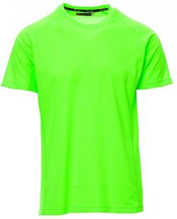 Damen Funktionsshirt/Laufshirt/Sportshirt Performance T-Shirt neongrün, Gr. XL von S.B.J - Sportland
