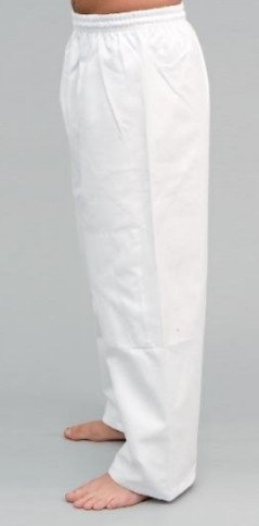 S.B.J - Sportland Baumwollhose/Kampfsporthose/Judohose mit Knieverstärkung weiß, 170 cm von S.B.J - Sportland