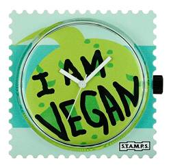 S.T.A.M.P.S. Stamps - Uhr Zifferblatt I am Vegan 103766 von S.T.A.M.P.S.