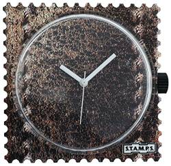 S.T.A.M.P.S. Stamps originelle Uhr Zifferblatt - Motiv Cowboy - 100192 - Quarzuhrwerk mit Analoganzeige Sammeluhr von S.T.A.M.P.S.