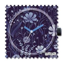 STAMPS Zifferblatt Uhr Dark Flower 106304 von S.T.A.M.P.S.