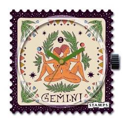 STAMPS Zifferblatt Uhr Sternzeichen Gemini, Zwillinge 106296 von S.T.A.M.P.S.