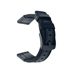 SIMPLO - Stoffarmband für Smartwatch - 22 mm Smartwatch Armband für Herren und Damen - Ersatzarmband für Uhr und Smartwatch mit Schnellverschluss - Modell SPORTPIX, 22 mm von S1MPL0