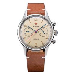 1963 Pilot Militär Handaufzug Herren Uhren Seagull ST1901 Mechanische Chronograph Armbanduhren, 40 mm -1 von SAAKO