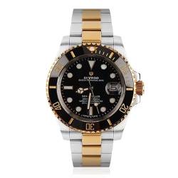 Klassische 8215 Automatische Mechanische Männer Uhren Edelstahl Saphirglas Tauchen Goldene Uhr, V 3, Classic von SAAKO