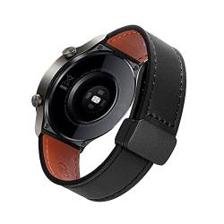 Lederarmband für Amazfit GTR 42MM / GTR Mini Armband, Magnetische Leder Ersatzarmband, Magnetische Mehrfache Farben Slim Leather Ersatzband Kompatibel mit Armband Amazfit GTR 42MM / GTR Mini (G) von SABSEN