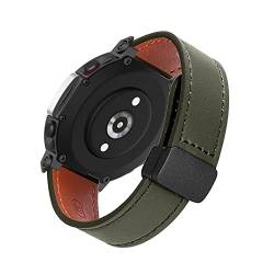 Lederarmband für Amazfit T-Rex Ultra Armband, Magnetische Leder Ersatzarmband, Magnetische Mehrfache Farben Slim Leather Ersatzband Kompatibel mit Armband Amazfit T-Rex Ultra (C) von SABSEN