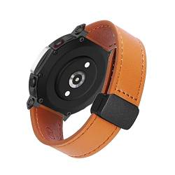 Lederarmband für Amazfit T-Rex Ultra Armband, Magnetische Leder Ersatzarmband, Magnetische Mehrfache Farben Slim Leather Ersatzband Kompatibel mit Armband Amazfit T-Rex Ultra (E) von SABSEN