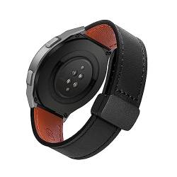 Lederarmband für Huawei Watch GT 2e Armband, Magnetische Leder Ersatzarmband, Magnetische Mehrfache Farben Slim Leather Ersatzband Kompatibel mit Armband Huawei Watch GT 2e (D) von SABSEN