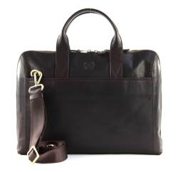 SADDLER Gustav Computer Bag Dark Brown von SADDLER