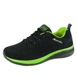 ARTMAS X250 Fluo Arbeitsschuhe Sportschuhe Herren Damen Schuhe Sport geschnürt atmungsaktiv Fluoreszierende Elemente; schwarz; (Numeric_41) von SAFETY