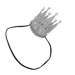 SAFIGLE 1stk Tiara Für Kinder Baby-tiara Zum Geburtstag Baby Geburtstag Stirnband Elastisches Baby-haarband Elastisches Schätzchen Hut Koreanische Version Geburtstagsgeschenk Mädchen Stoff von SAFIGLE