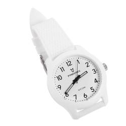 SAFIGLE 4 Stück Sportuhr das Geschenk Uhr mit verstellbarem Armband Studentenuhr Handgelenk-Dekor Armbanduhr dekor Uhr mit Armband Einfach schmücken Anschauen Kind Gurt Glas Weiß von SAFIGLE