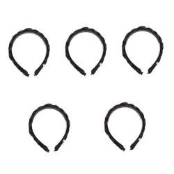 SAFIGLE 5st Stirnband Mit Perlenperücke Perücken Stirnbänder Für Damen Haargeflecht Stirnband Haarschmuck Für Frauen Stirnband Für Damen Flechten Chemische Faser Fräulein Haarbündel von SAFIGLE