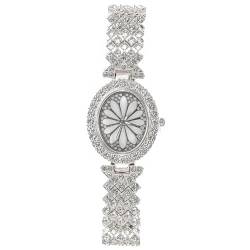 SAFIGLE Damenuhr Mit Strasssteinen Verzierte Armbanduhr Lässige Damenuhr Tragbare Damenuhr Stilvolle Damenuhr Exquisite Uhr Ornament Zarte Armbanduhr Modische Uhr von SAFIGLE