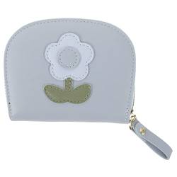 SAFIGLE Kartenetui für Damen Frauen Kupplung Blumen-Geldbörsen für Damen kreditkartenhalter Credit Card Holder Lederhandtaschen für Mädchen Brieftasche Kartenhalter Multifunktion Klipp von SAFIGLE