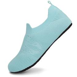 SAGUARO Badeschuhe Damen Aquaschuhe Herren Schnell Trocken Wasserschuhe Blau Gr.44/45 von SAGUARO