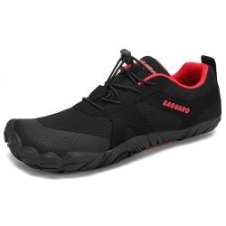 SAGUARO Barfußschuhe Herren Barfussschuhe Damen Sommer Barfuß Schuhe Outdoor Zehenschuhe Leicht Training Fitnessschuhe Minimalistische Traillaufschuhe Nacht, Gr.42 EU von SAGUARO