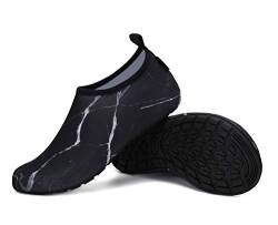 SAGUARO Cozy Slipper Leichte rutschfeste Hausschuhe Atmungsaktiv Pantoffeln Damen Herren,Verkehr Schwarz,36/37 EU von SAGUARO