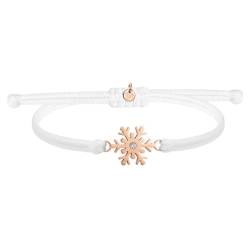 SAILBRACE Armband FROZEN SNOWFLAKE weiss-rosé von SAILBRACE