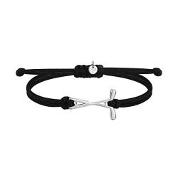 SAILBRACE Armband MATCH GOLF schwarz-silber von SAILBRACE