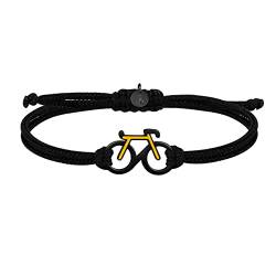 SAILBRACE Armband schwarz BICYCLE AMBER schwarz-gelb von SAILBRACE