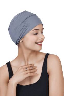 SAKUCHI Chemo-Hüte, solide Schlafmütze für Damen, weiche Bambus-Kopfbedeckung, Krebs-Mütze, Chemo-Kopfbedeckung für Damen von SAKUCHI