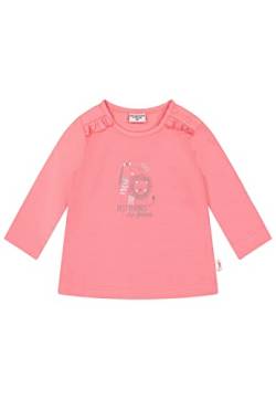 SALT AND PEPPER Baby-Mädchen Girls L/S LionZebra Print T-Shirt, Flamingo pink, Normal von SALT AND PEPPER